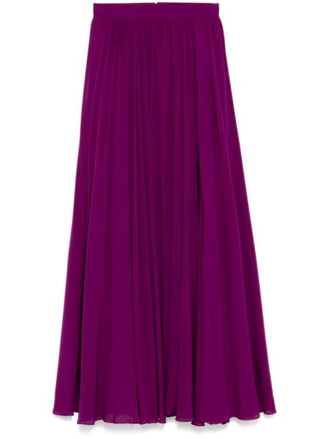 silk maxi skirt