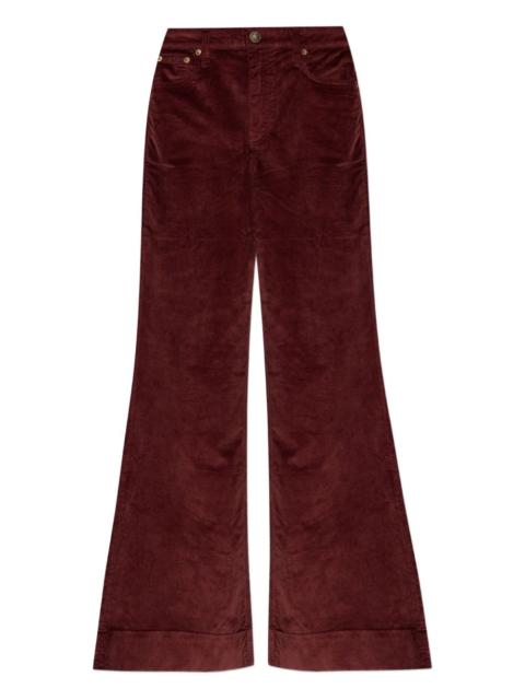 corduroy flared jeans