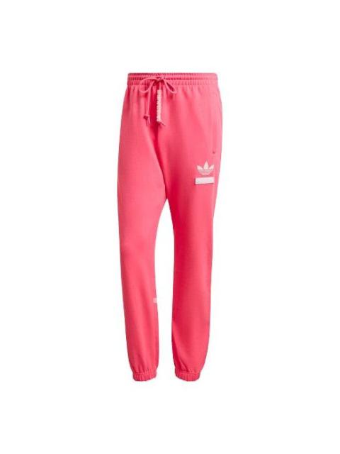 adidas originals Big Trfl Pants Lace-Up Leggings For Men Pink H09342