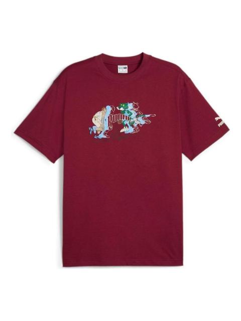 PUMA Herren Team For The Fanbase T-shirt 'Red' 629400-55