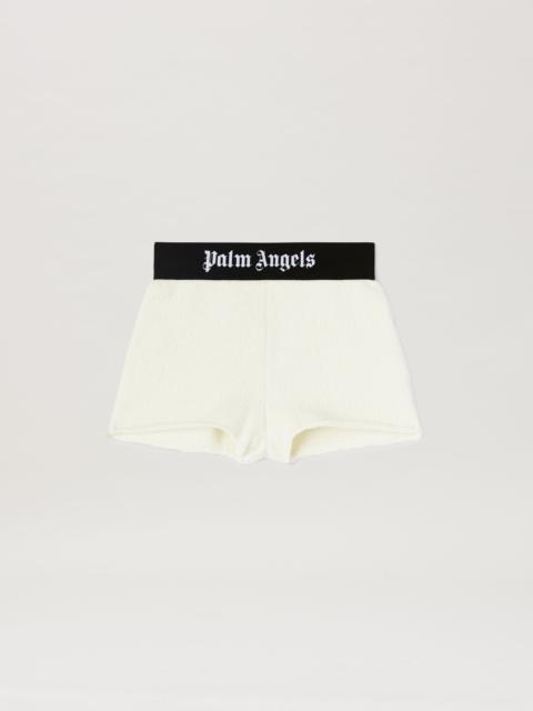 BOUCLè KNIT LOGO SHORT