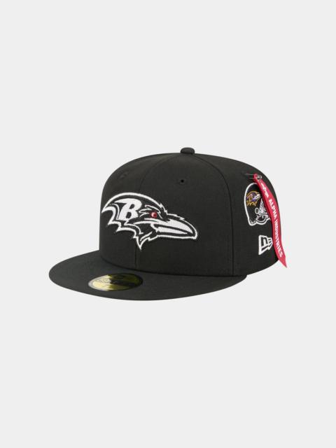 BALTIMORE RAVENS X ALPHA X NEW ERA 59FIFTY FITTED CAP
