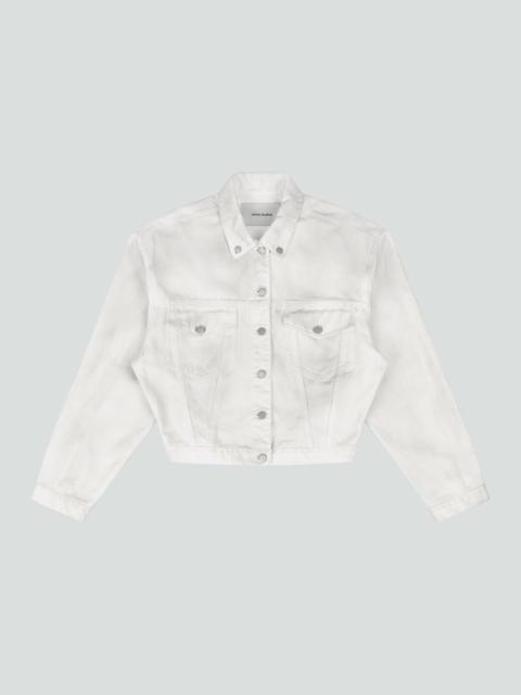 SHRUNKEN DENIM JACKET BONE