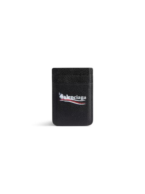 Men's Cash Magnet Card Holder  in Black