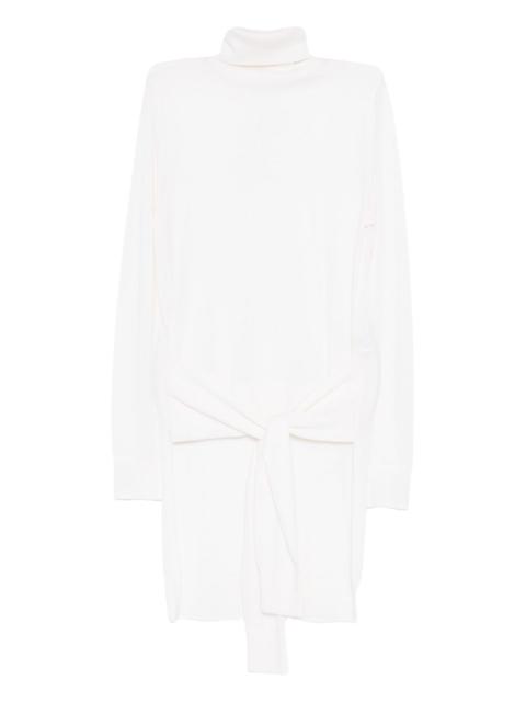 double-sleeves turtleneck top