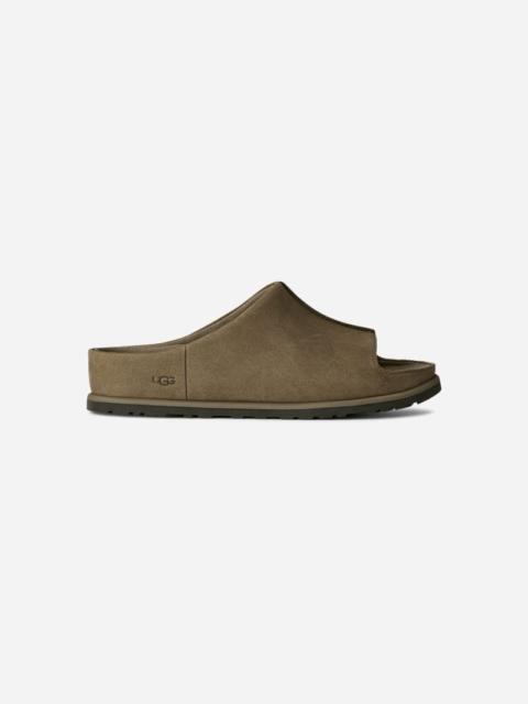 ® Men's Otzo Slide Nubuck Sandals in Burnt Olive