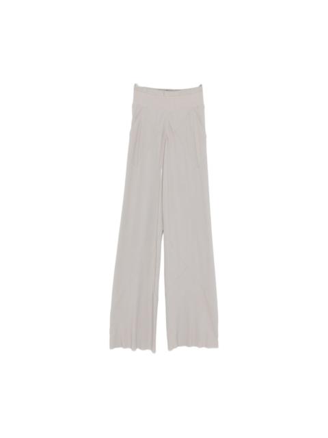 Silk blend trousers
