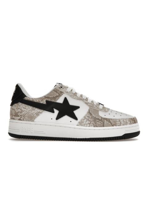 A Bathing Ape Bape Sta Snake Skin Beige