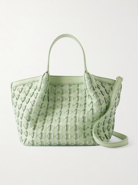 Secret Mini Woven Leather Shoulder Bag
