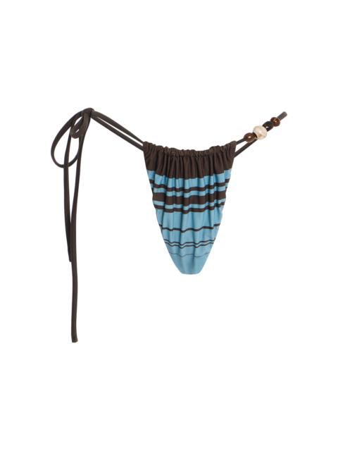 Rioja Low-Rise Bikini Briefs blue