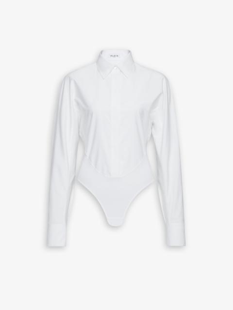 POPLIN SHIRT BODYSUIT