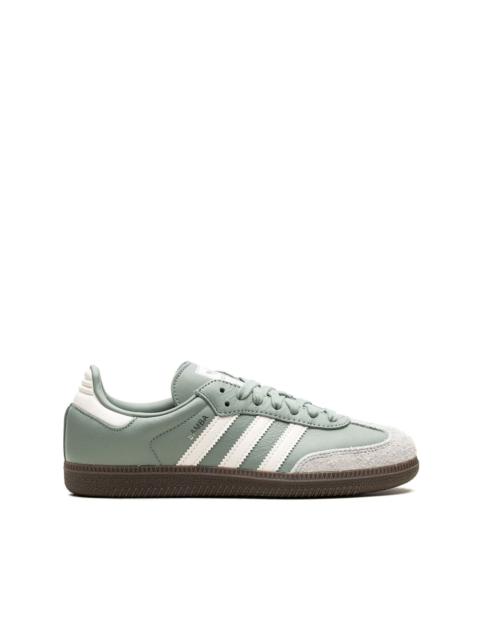 adidas gazelle silver green womens Adidas Samba ADV (Green/Gum) main image 0