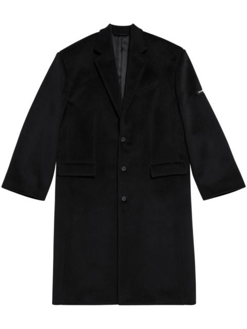 Skater tailored wool coat
