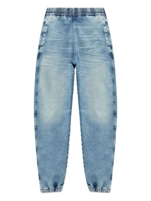 D-LABB-S elasticated-ankles jeans