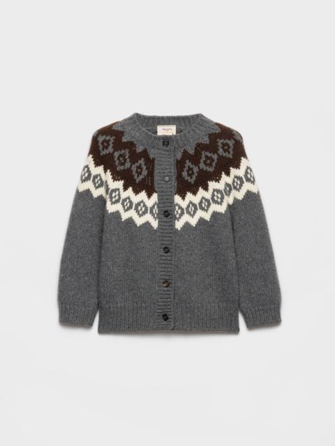 Wool and cashmere cardigan
