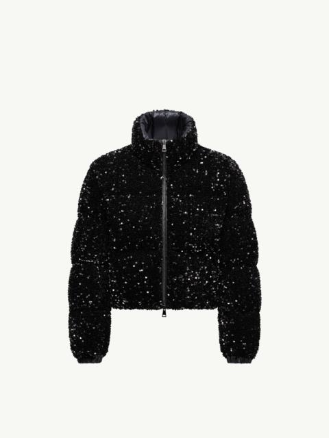 Louvi Sequin-Embroidered Short Down Jacket