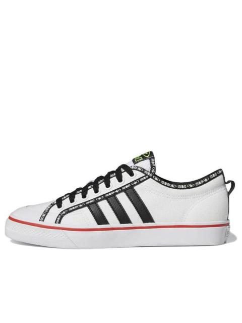 adidas Nizza 'White Vivid Red' GX6093