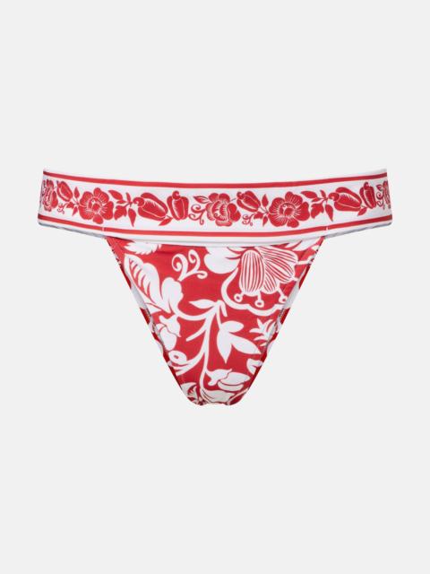 Printed bikini bottoms