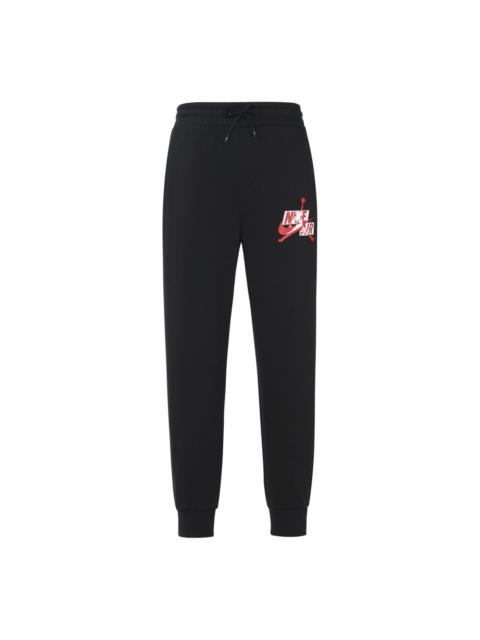 Air Jordan Fleece Casual Long Pants/Trousers Men's Black DB6759-010