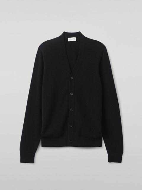 Classic Cashmere Black Cardigan