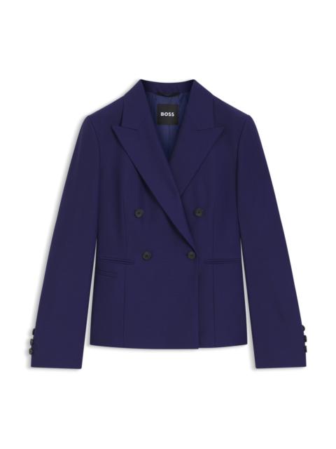 REGULAR-FIT BLAZER IN VIRGIN-WOOL TWILL