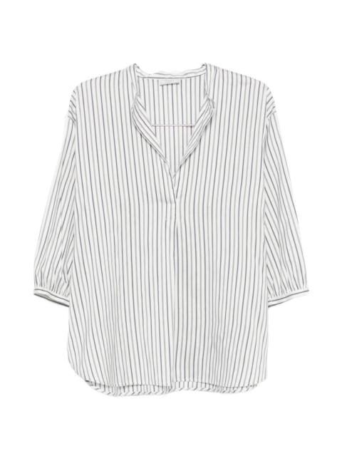 striped cotton blouse