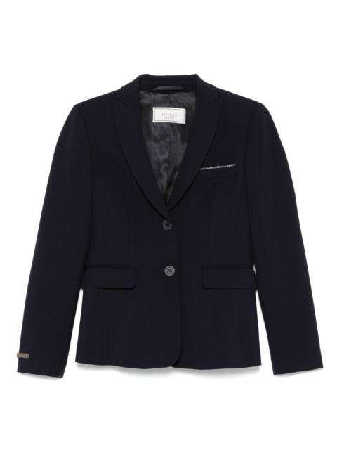 single-breasted blazer