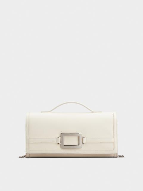 Belle Vivier Clutch in leather