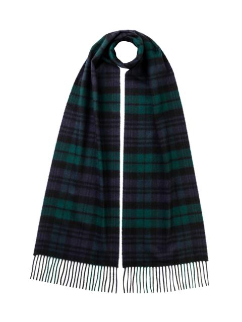 Black Watch Tartan Cashmere Scarf