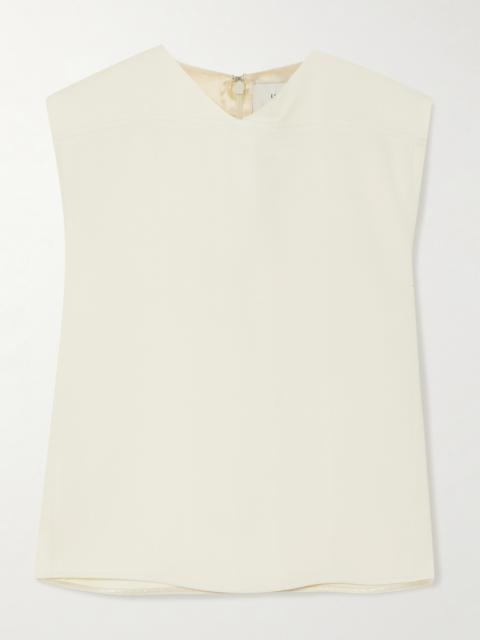 Daika Cropped Twill Tank