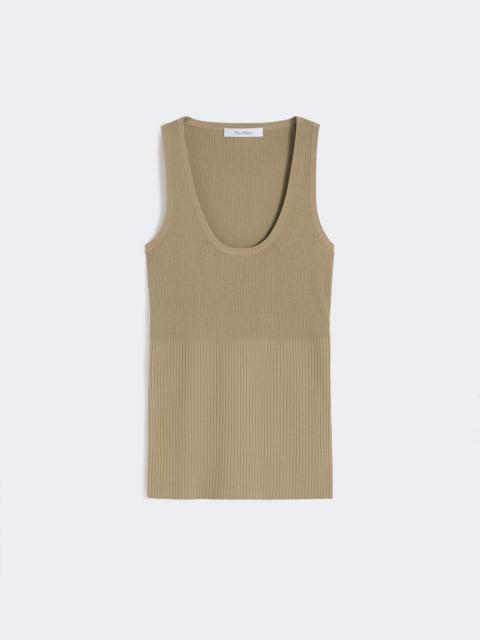 Viscose-blend yarn top - KAKI