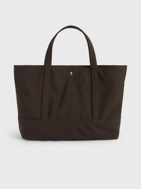 Beach tote dark brown
