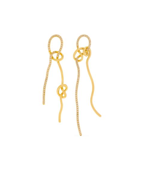 Not Even The Mathematician Can Create Things At Will earrings