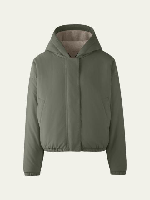Alberni Reversible Fleece Bomber Jacket