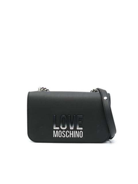 logo-plaque corssbody bag