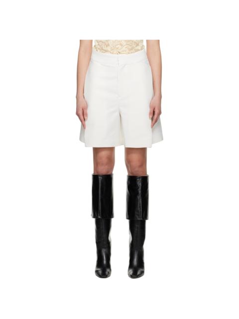 Off-White Pleat Detail Culotte Shorts