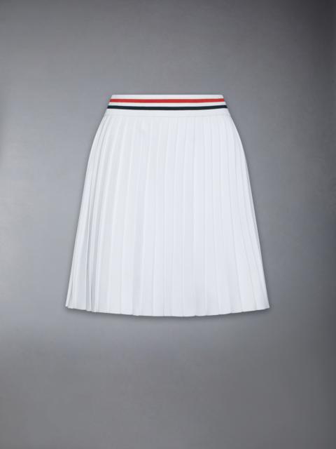 VISCOSE PLEATED MINI SKIRT