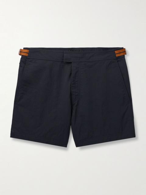 Rio Straight-Leg Mid-Length Swim Shorts Navy