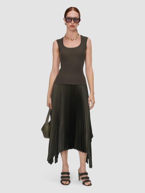 Alaou Linen Blend Knit Vest Top