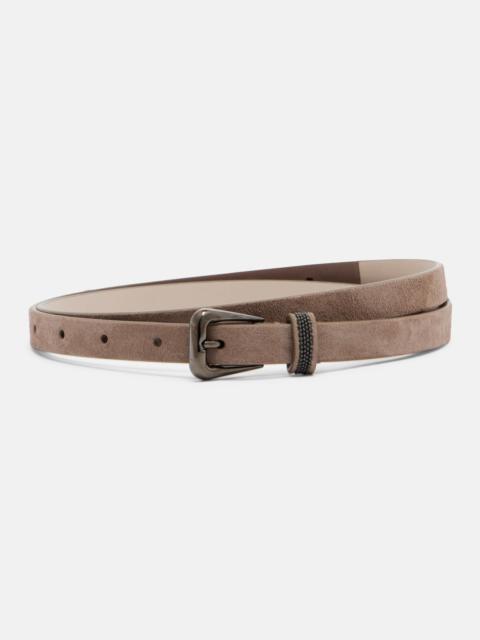 Monili suede belt