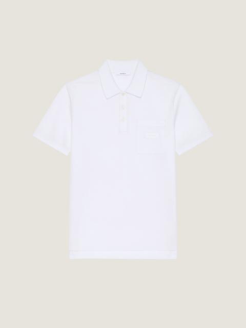 POLO IN COTTON WITH GIVENCHY PATCH