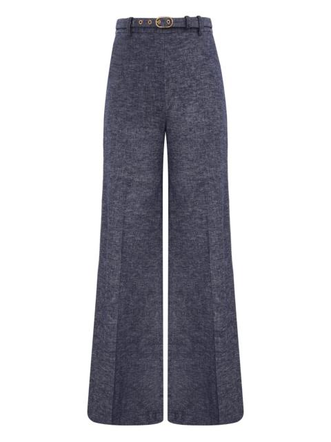 HYPNOTIC CHAMBRAY FLARE PANT