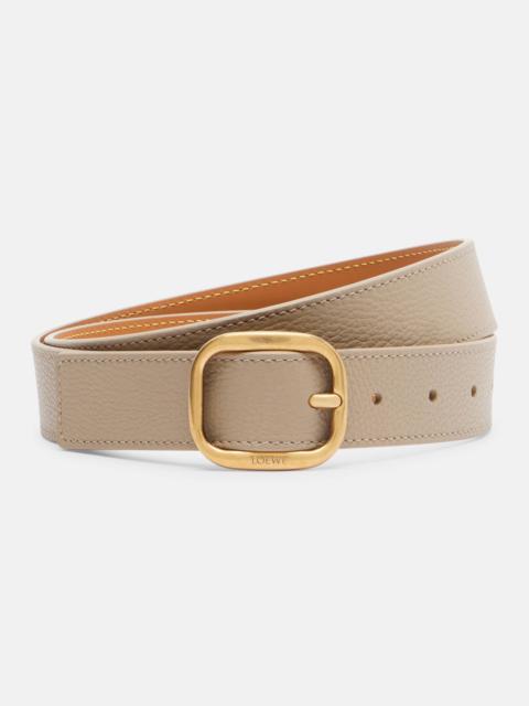 Leather belt