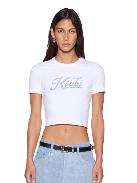 KSUBI BLING BABY SS TEE WHITE