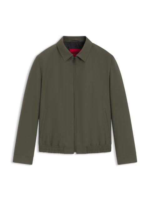 SLIM-FIT JACKET IN PERFORMANCE-STRETCH FABRIC
