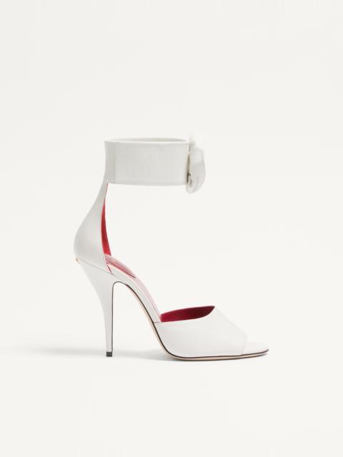 DRIP ROSE KIDSKIN SANDAL WITH CRYSTALS 105MM