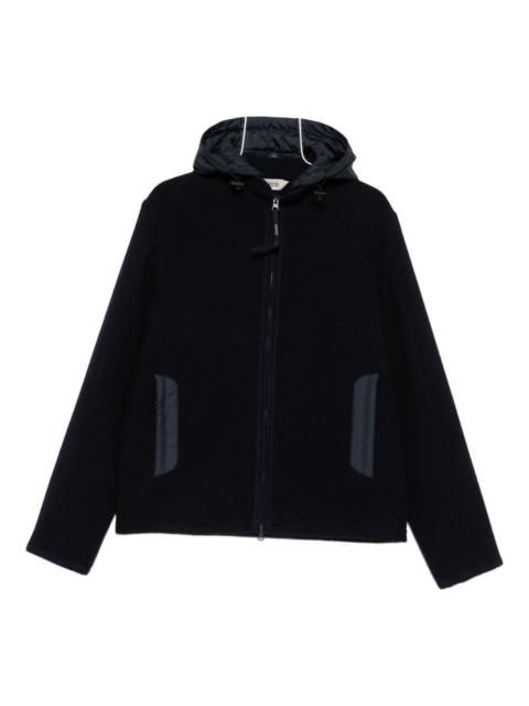 wool hooded jacket