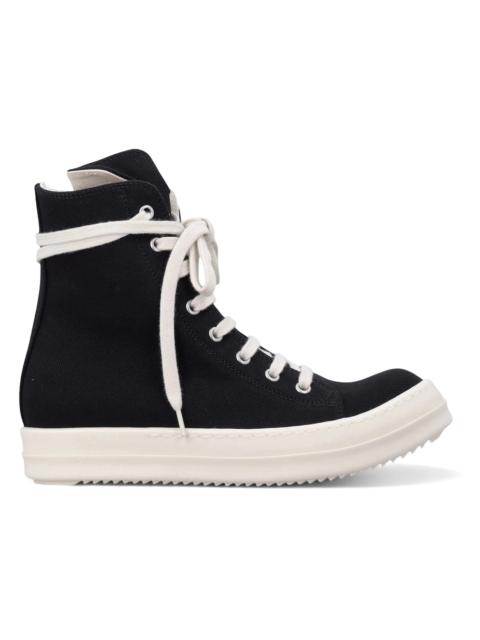Rick Owens DRKSHDW Temple Vegan Sneaks High Black Milk (Women's)