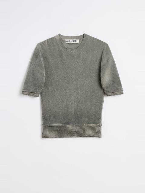 Dual Tee Grey Spray Dye Cherub Wool