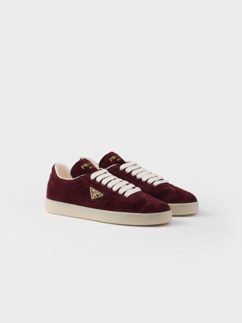 Suede sneakers